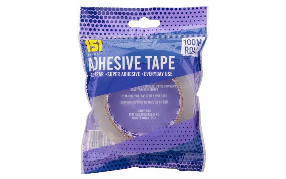 151 Adhesive Clear Tape 24mm X 100m
