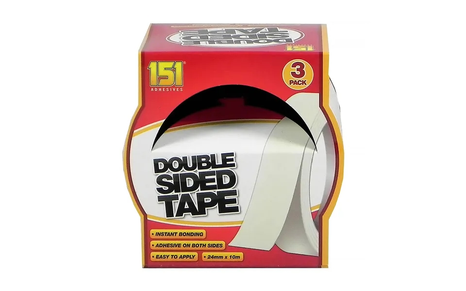 151 Adhesives Double Sided Tape 3pk