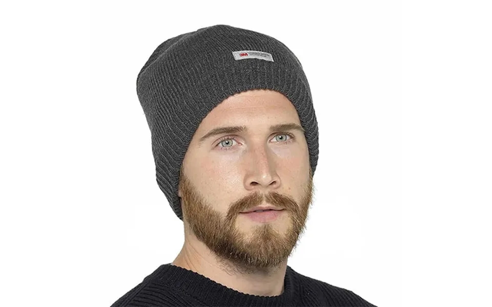 3m Thinsulate Superwarm Windproof And Waterproof Beanie Hat - Grey M L