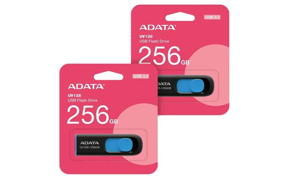 Adata Usb 3.2 Flash Drive Memory Pen Uv128 - 256gb