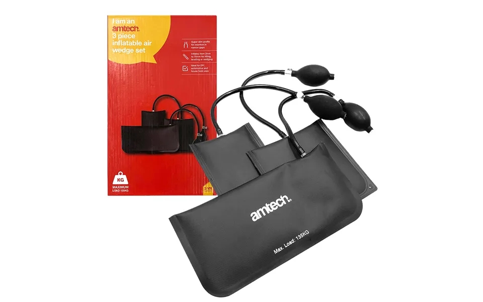 Amtech 3 Piece Inflatable Air Wedge Set