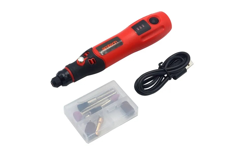 Amtech 3.6v Usb Pen Style Rechargeable Mini Engraver Set
