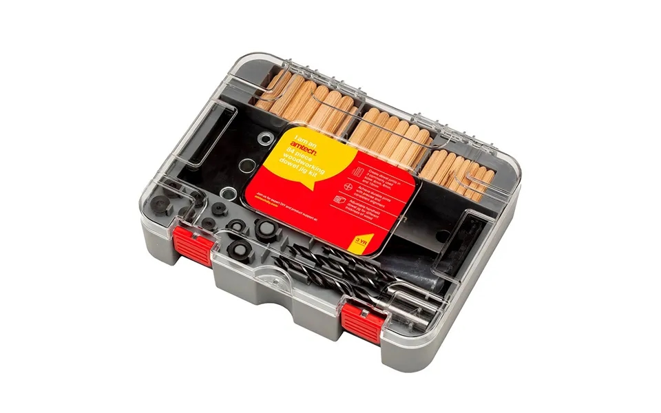 Amtech 84 Piece Woodworking Dowel Jig Kit