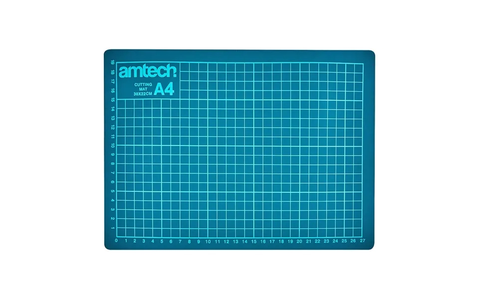 Amtech A4 Cutting Hobby Mat With Guidelines - Green