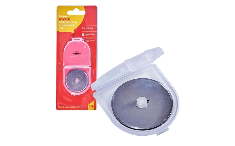 Amtech Rotary Cutter Spare Blades X 5 For S0312 - S0313 And S0504