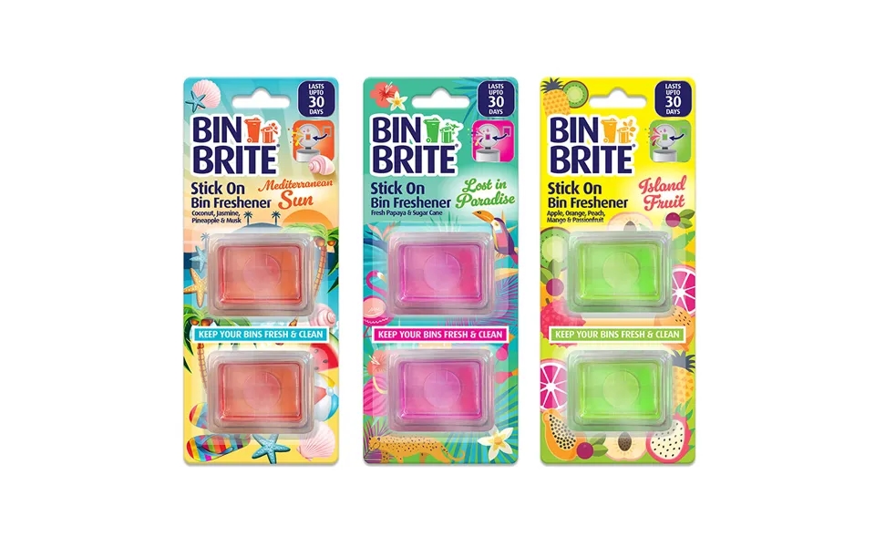 Bin Brite Stick On Freshener 2pk