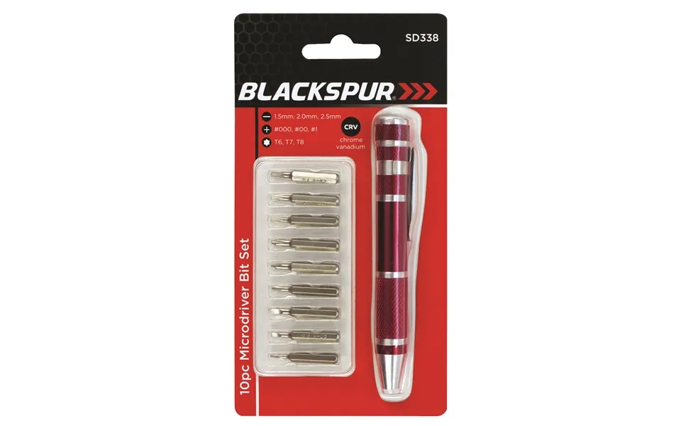 Blackspur 10-in-1 Precision Screwdriver Set