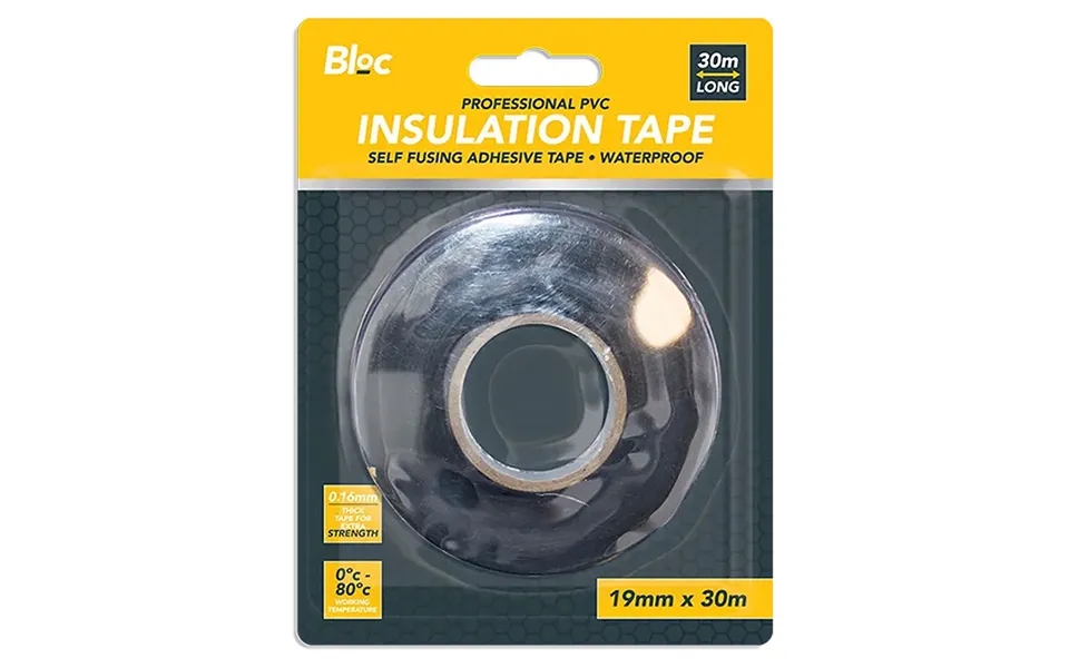 Bloc Black Insulation Electrical Tape - 30m