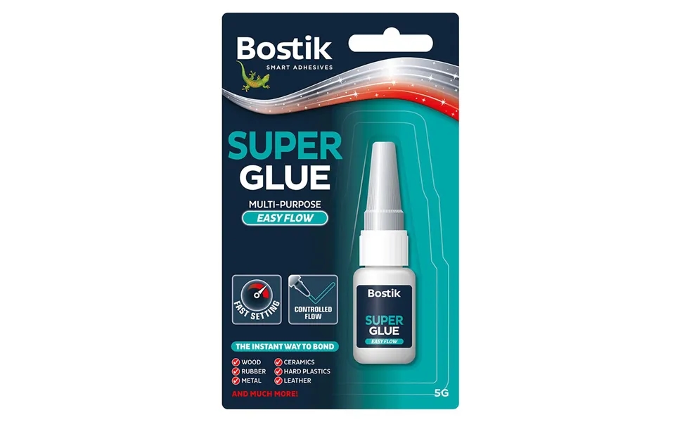 Bostik Super Glue Easy Flow Liquid 5g Bottle