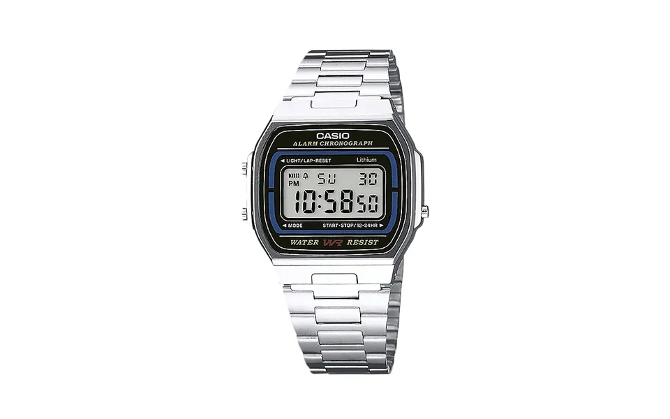 Casio Collection Digital Lcd Watch Stainless A164wa-1ves
