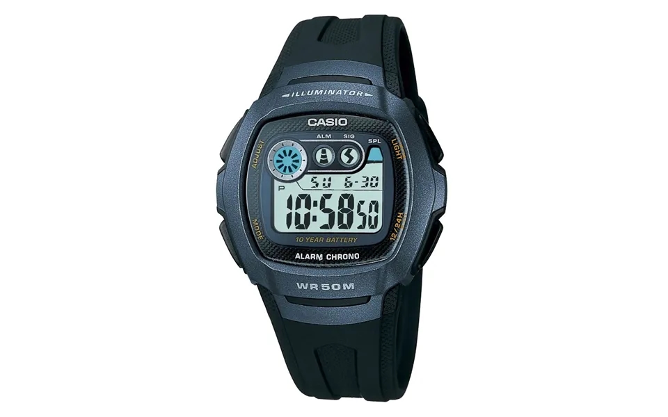 Casio Digital Lcd Watch With Stopwatch, Alarm, Dual Time Etc