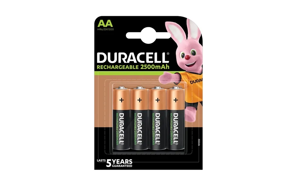 Duracell Rechargeable Aa 2500mah Batteries - 4 Pack