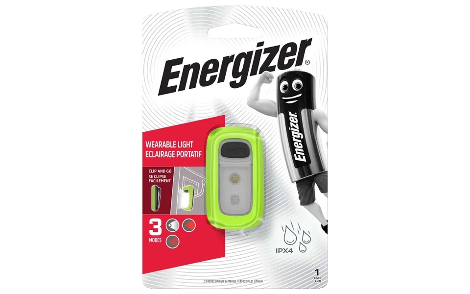Energizer 30 Lumen Led Wearable Clip Light Torch