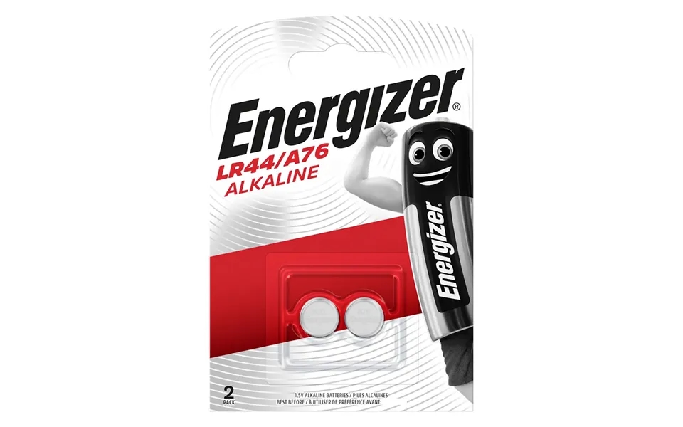 Energizer A76 Lr44 Ag13 Sr44 Alkaline Button Cell Batteries - 2 Pack
