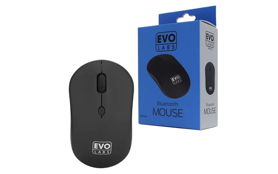 Evo Labs Btm-001 Bluetooth Matte Black Mouse