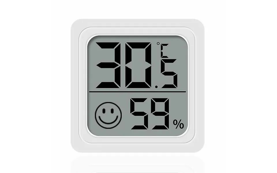 Evodx Mini Thermometer Hygrometer - White