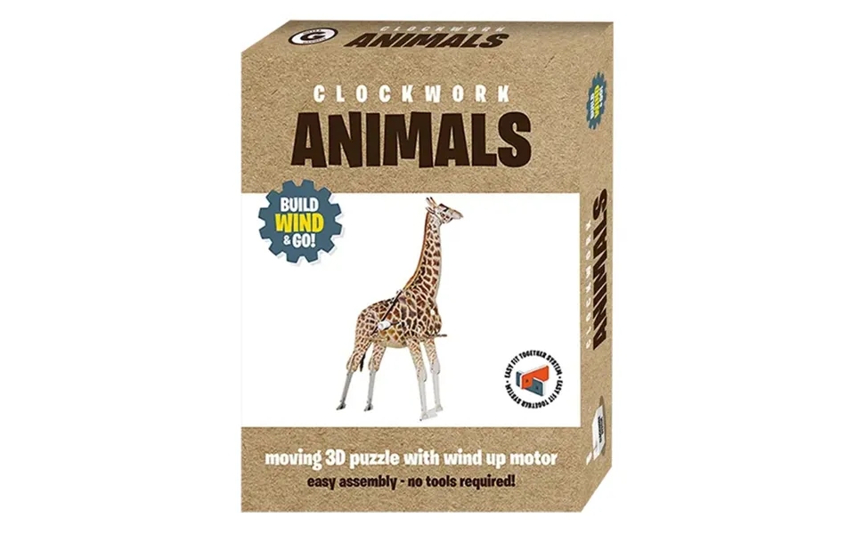 Gifts & Gadgets Build Your Own Clockwork Animal - Giraffe