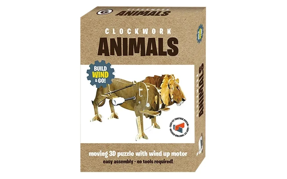 Gifts & Gadgets Build Your Own Clockwork Animal - Lion