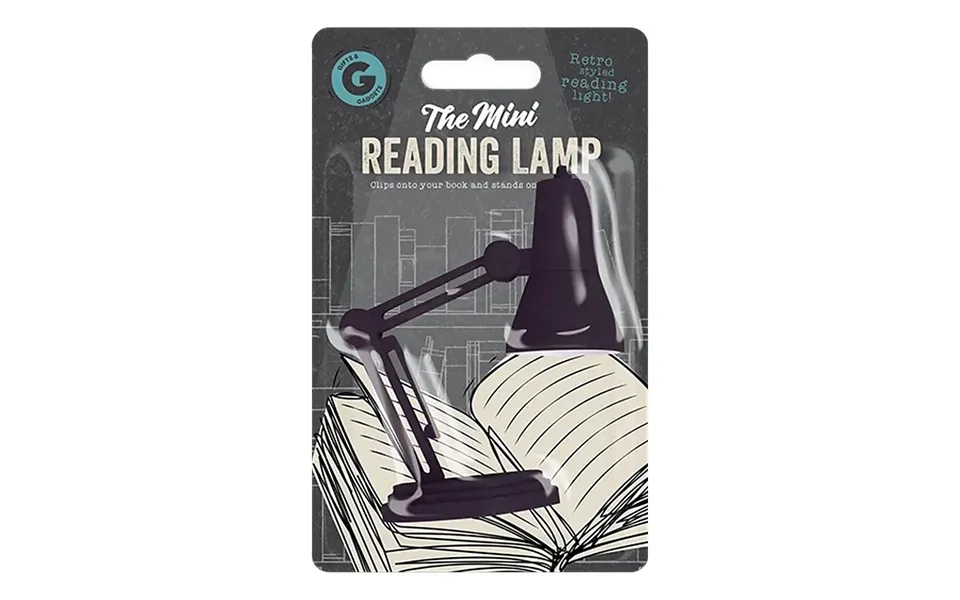 Gifts & Gadgets Mini Reading Lamp - Black