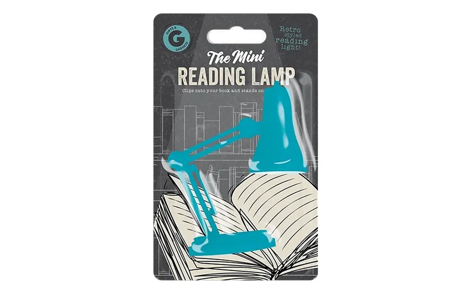 Gifts & Gadgets Mini Reading Lamp - Blue