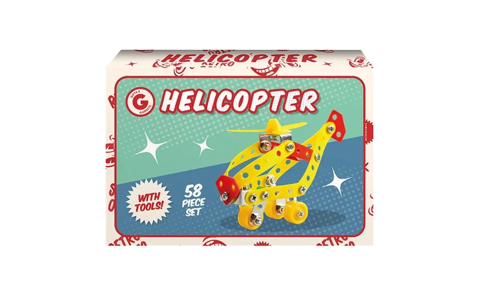 Gifts & Gadgets Retro Model Vehicles - Helicopter