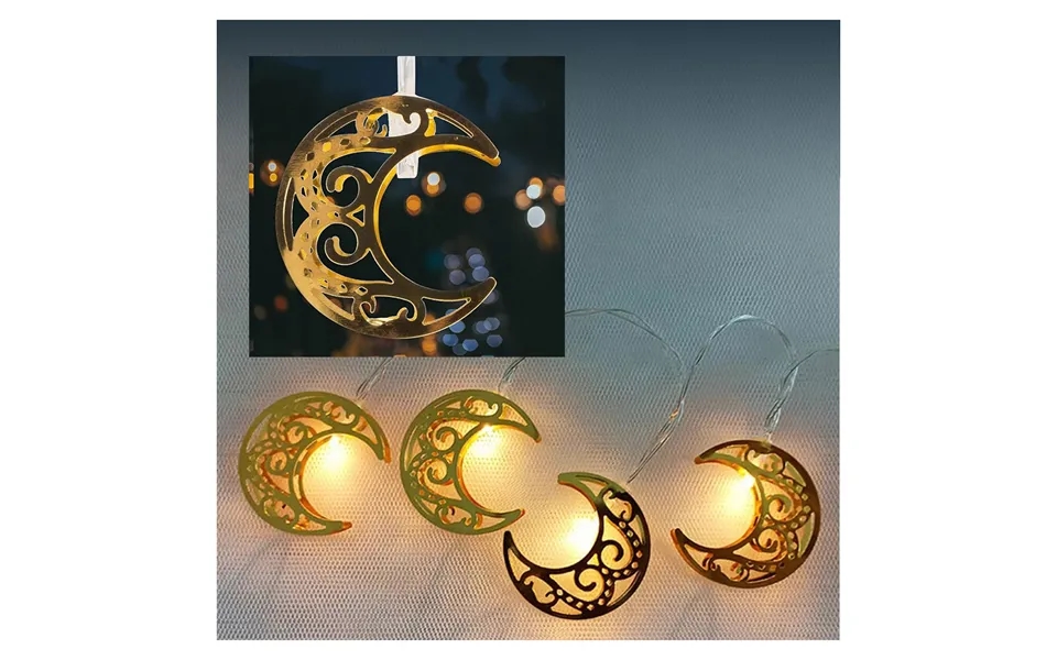 Glowworm Led Indoor Outdoor String Moon Lights - Warm White
