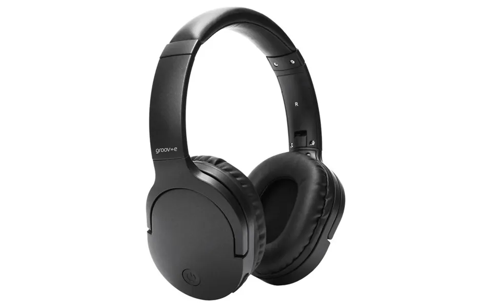 Groov-e Ultra Wireless Bluetooth Headphones With Wireless Charging - Black