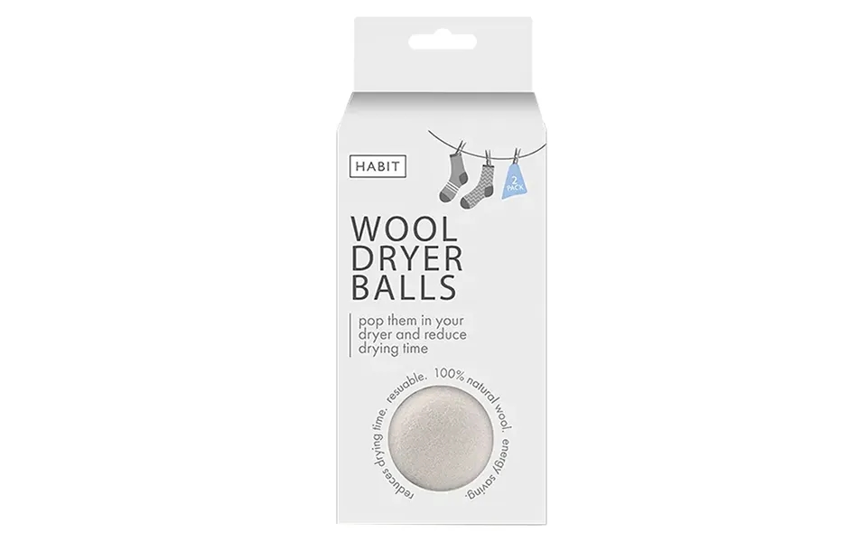 Habit Fabric Softening Tumble Dryer Balls - Wool