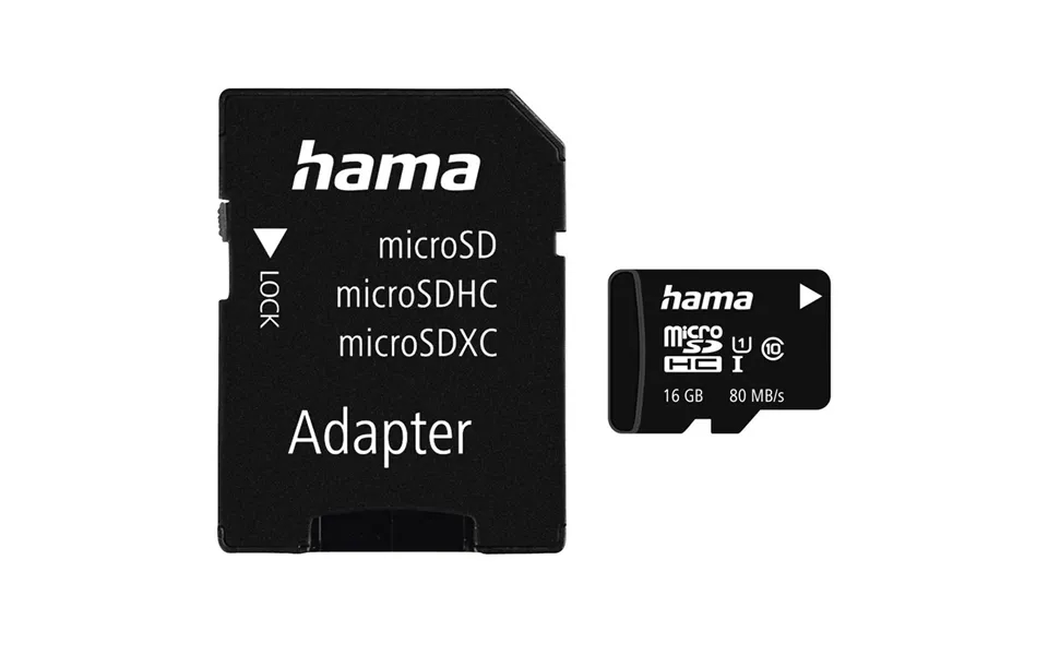 Hama Micro Sdhc Uhs Speed Class 10 Uhs-i 80mb S Adapter - 16gb