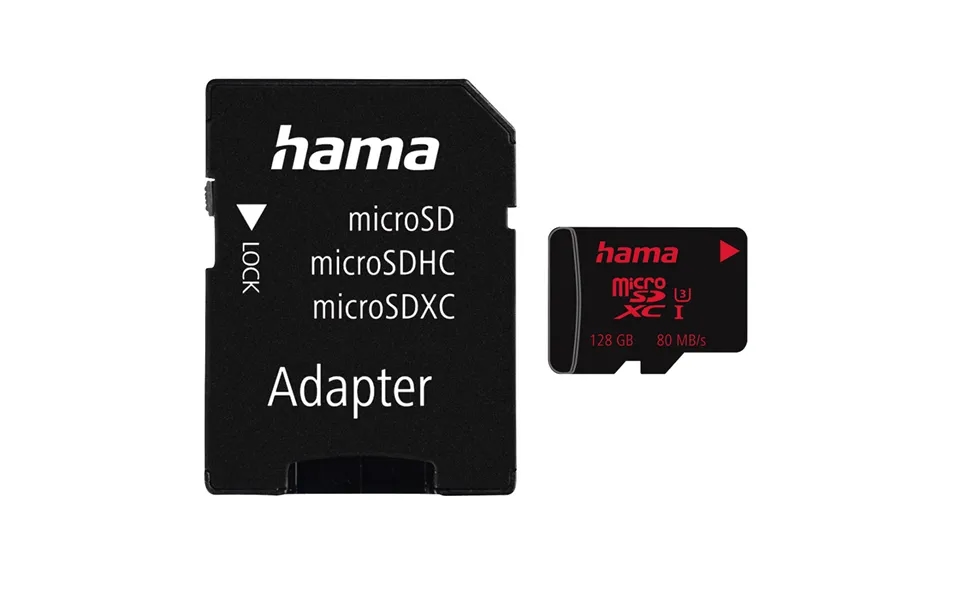 Hama Microsdxc Uhs Speed Class 10 Uhs-i 80mb S Adapter - 128gb