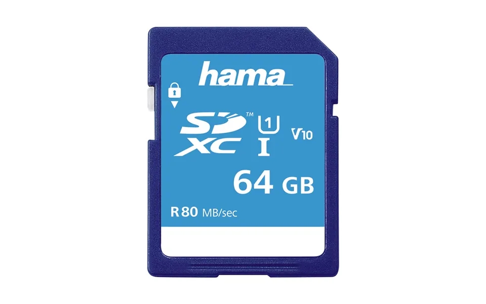 Hama Secure Digital Sdxc 64gb Class 10 Uhs-i 80mb S