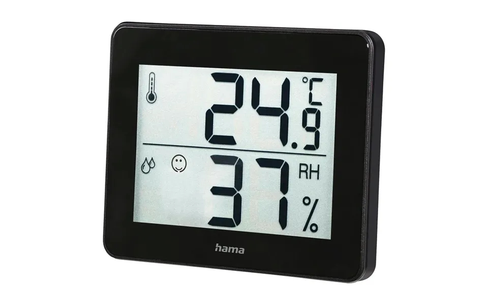 Hama Thermometer Hygrometer Th-130 - Black