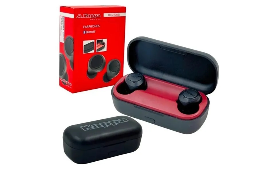 Kappa Bluetooth Earphones In Ear Builtin Microphone - Black