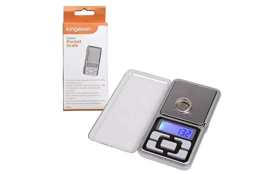 Kingavon Digital Lcd Pocket Jewellery Scale