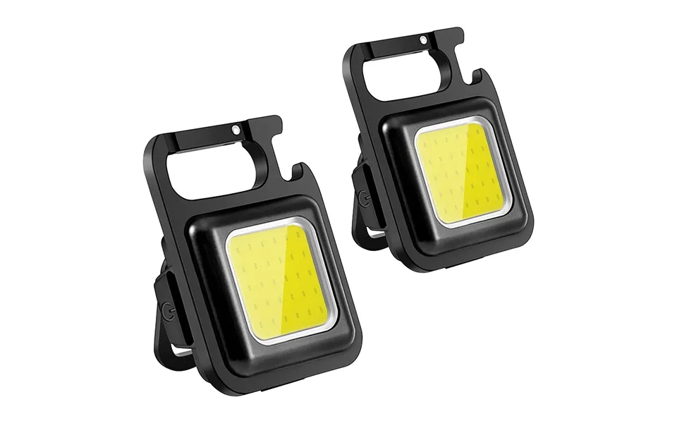 Kingavon Super Bright Cob Rechargeable Pocket Light Torch - Black