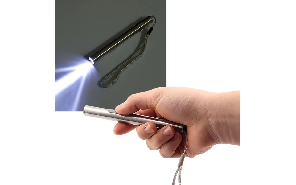 Kingavon Super Bright Rechargeable Pen Torch - Silver