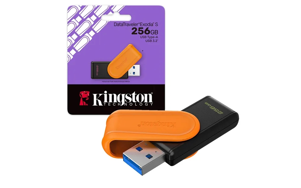 Kingston Datatraveler Exodia S Usb 3.2 Memory Flash Drive 256gb