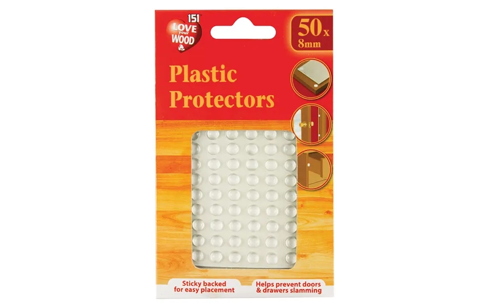 Love Your Wood Plastic Furniture Protectors 50x8mm
