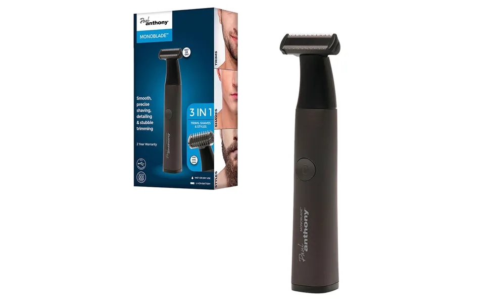 Paul Anthony Monoblade Induction Shaver & Beard Trimmer - Last One