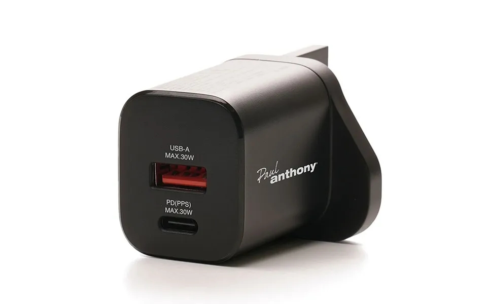 Paul Anthony Usb-c Usb-a Gan Pd30w Fast Charger