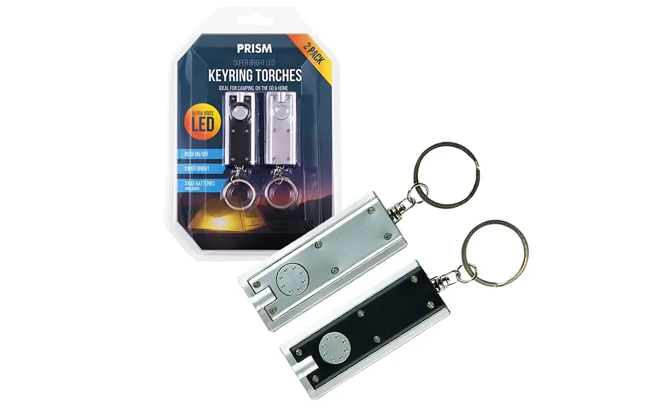 Prism Keyring Torch X2 Pack