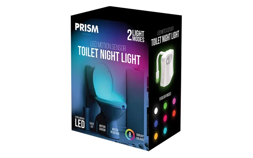 Prism Led Motion Sensor Toilet Night Light