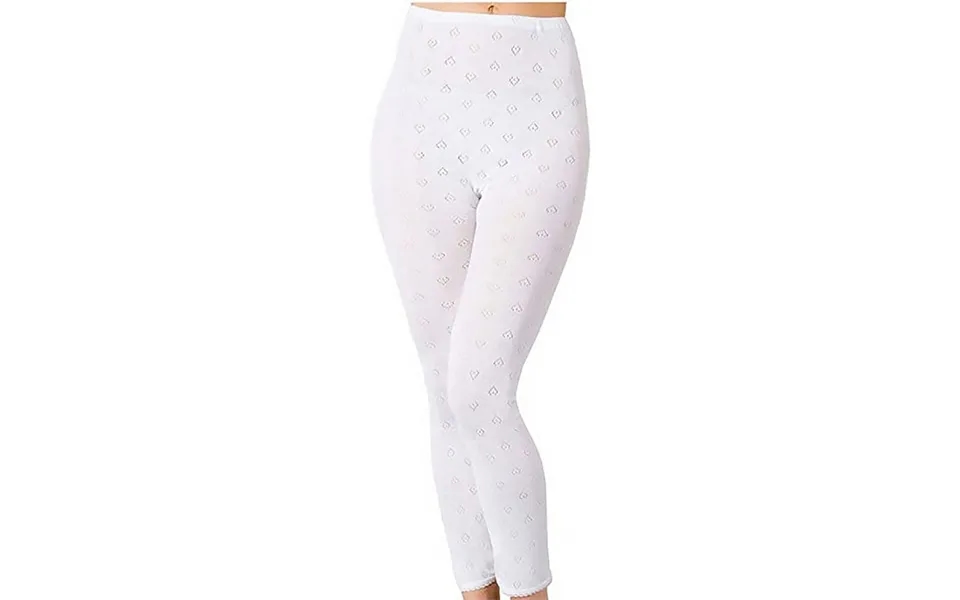 Snowdrop Ladies Thermal Long Johns White - Large 12-14