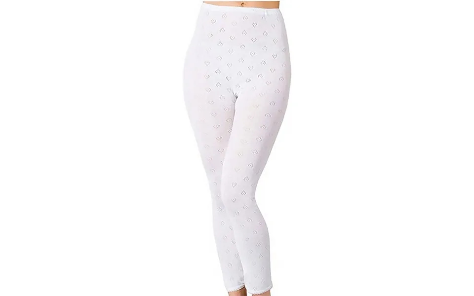 Snowdrop Ladies Thermal Long Johns White - X-large 16-18
