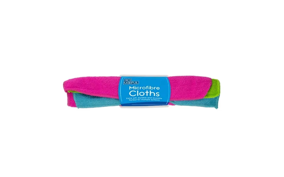 So Useful Microfibre Cloths 3pk