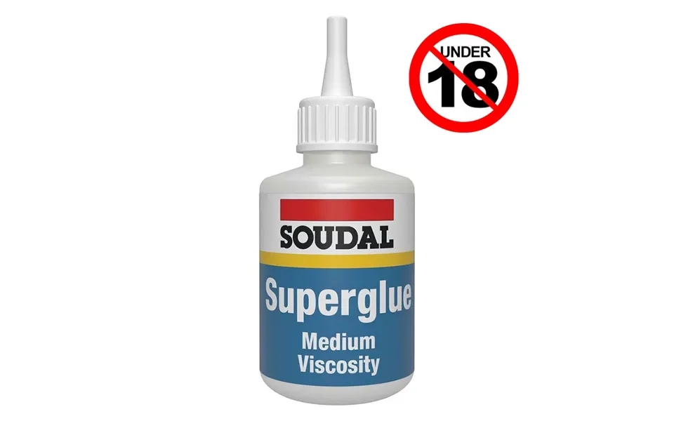 Soudal Fast Acting Super Strong Multi Purpose Super Glue Clear - 50g