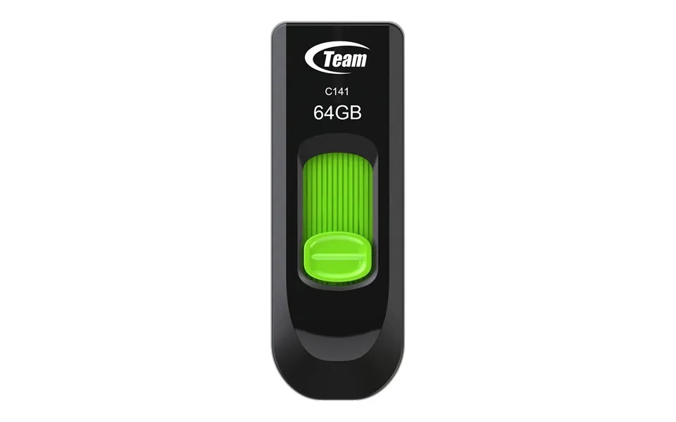 Team C141 Usb 2.0 Green Usb Flash Drive - 64gb