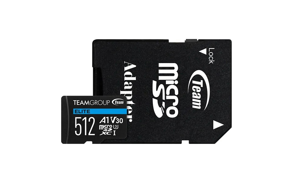 Team Elite A1 Microsdxc Card With Sd Adapter Uhs-i Class 3 U3 A1 App Performance 100mb S - 512gb