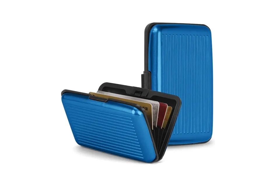 Travel Log Rfid Credit Card Protector Wallet - Blue