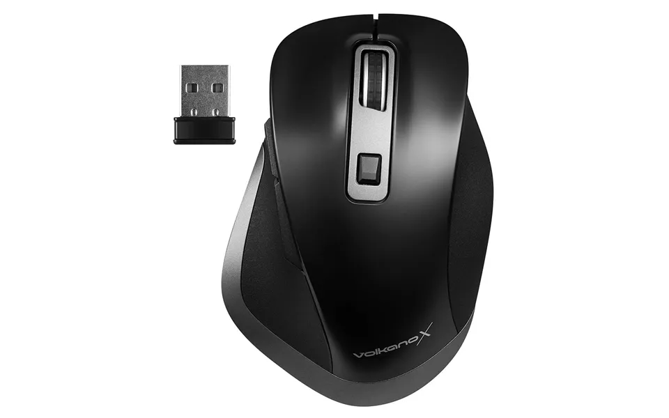 Volkanox Amber Series Dual Bluetooth Wireless Rechargeable Mouse - Black